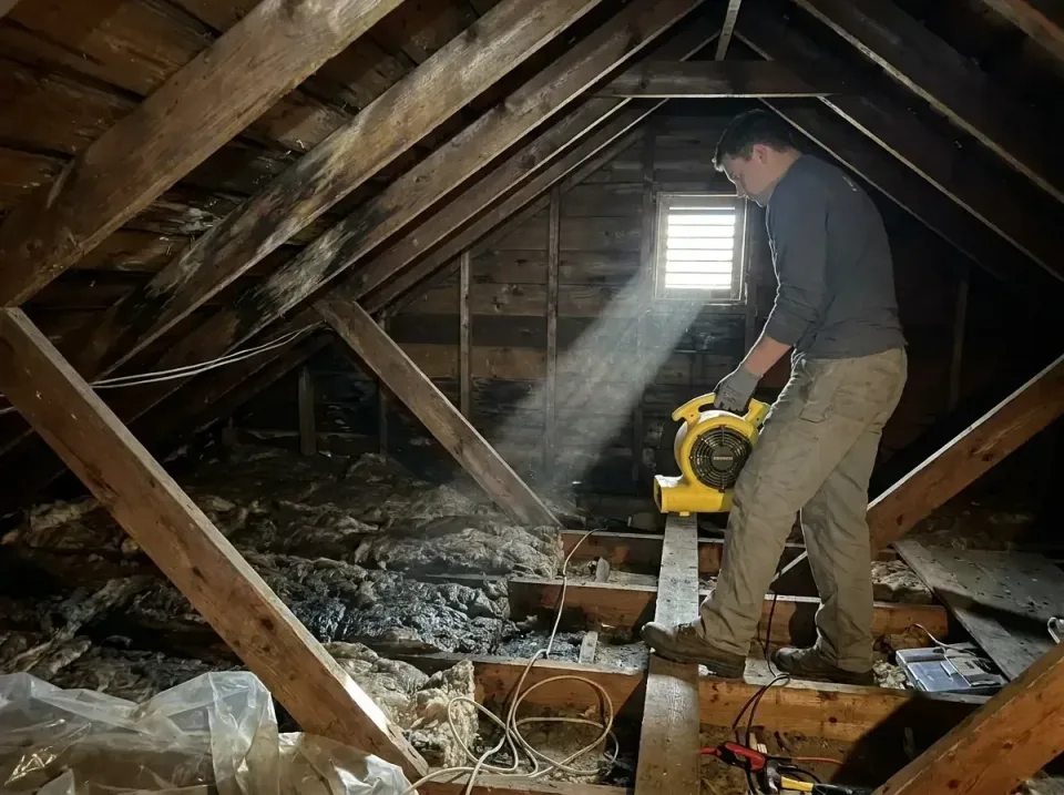 attic-water-damage-drying-proc-007 — frequently asked questions, Emergency Water Extraction & 24/7 Flood Response in Thomasv…